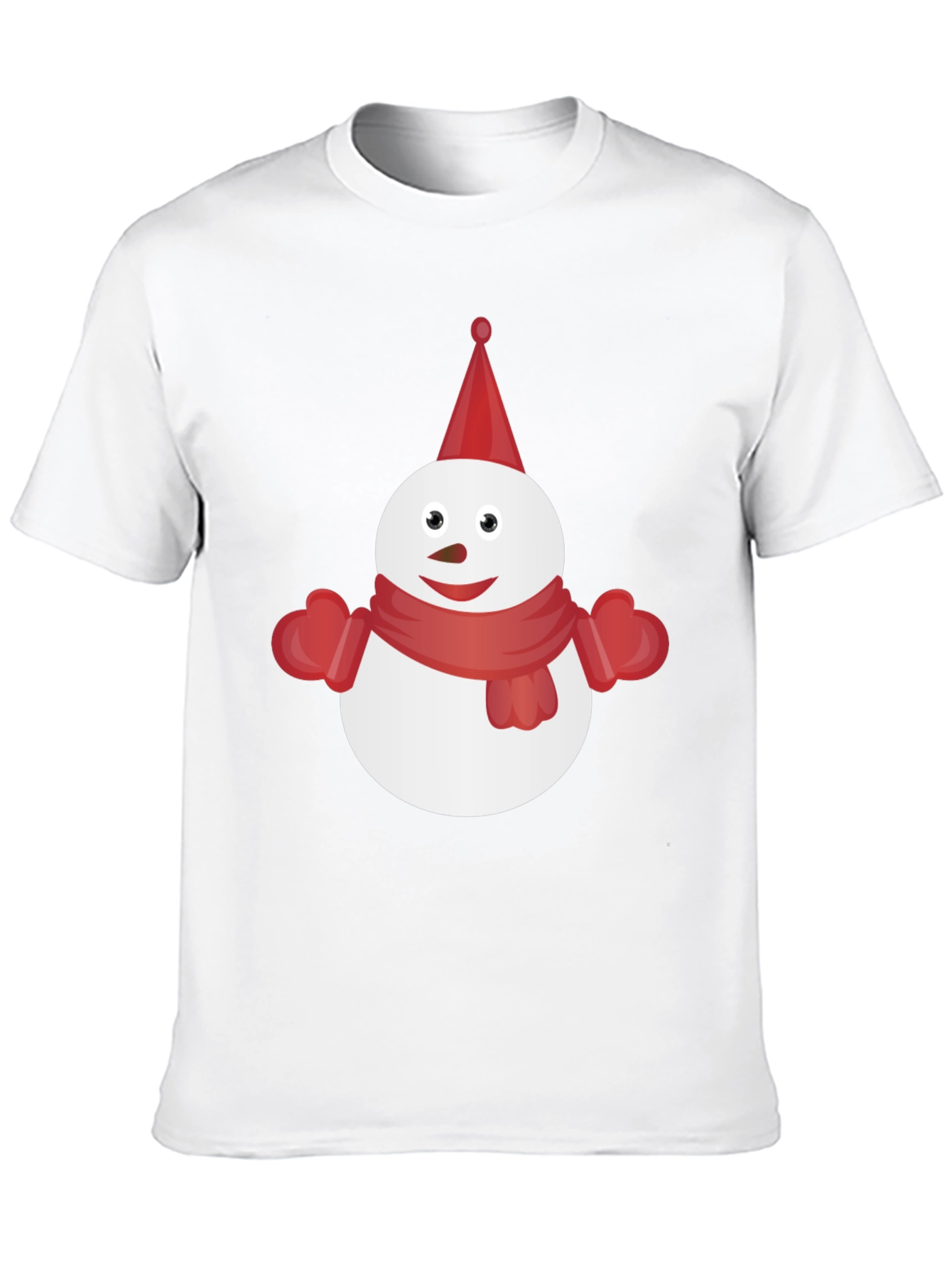 Snowman Graphic Tee - Festive Winter Shirt