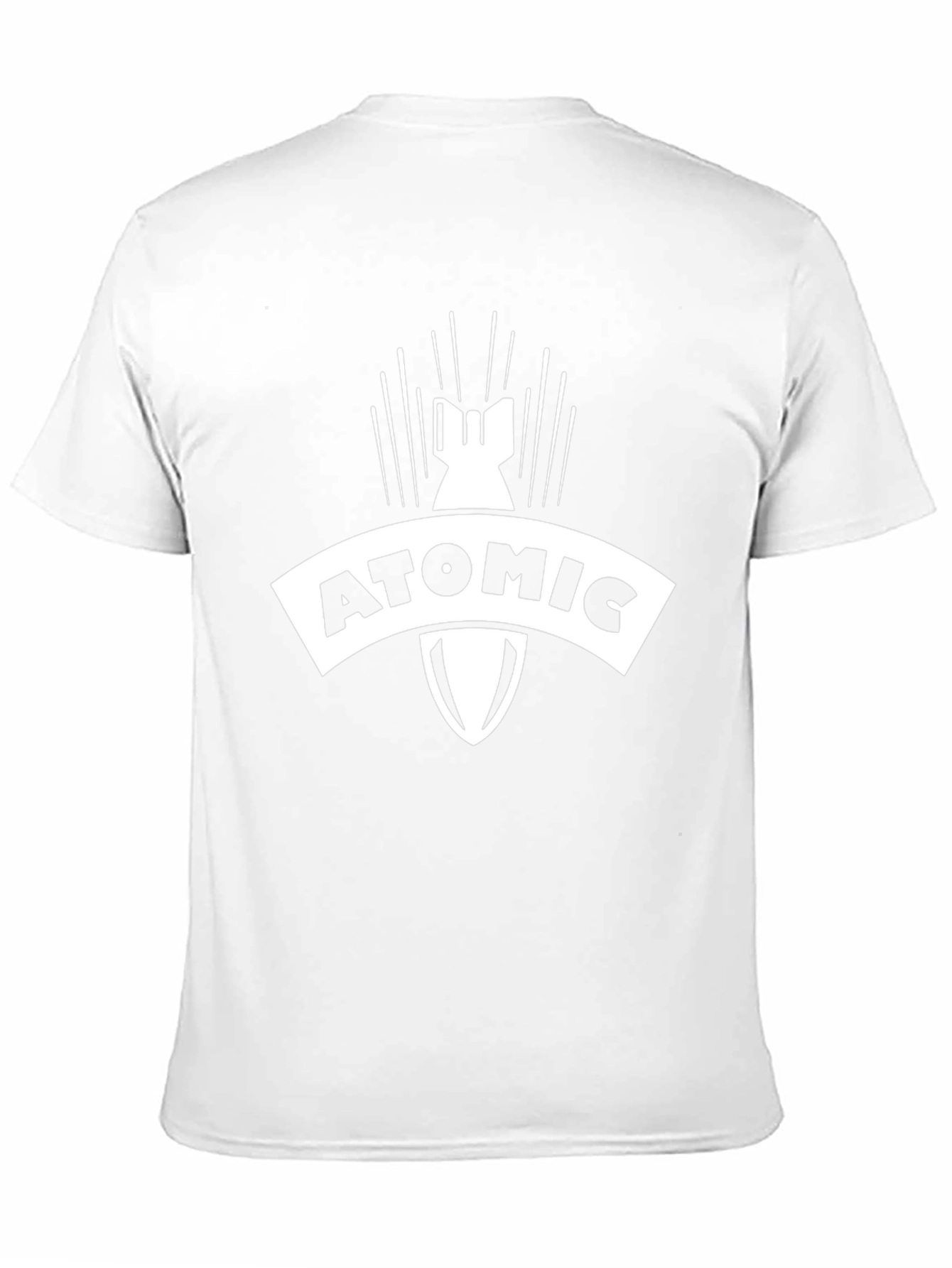 Atomic Bomb Graphic Tee - Black Cotton Casual Shirt