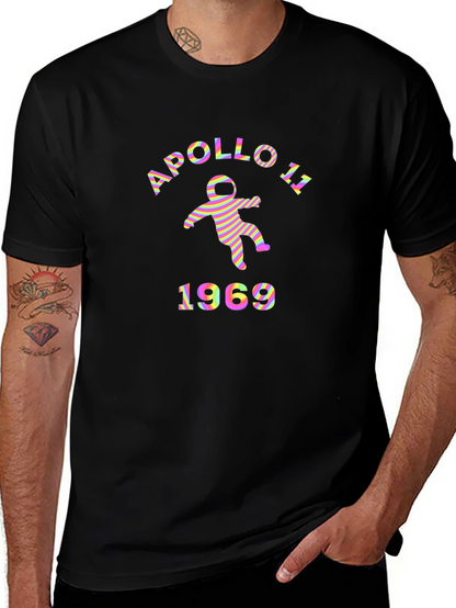 Apollo 11 1969 Graphic T-Shirt - Retro Spaceman Tee