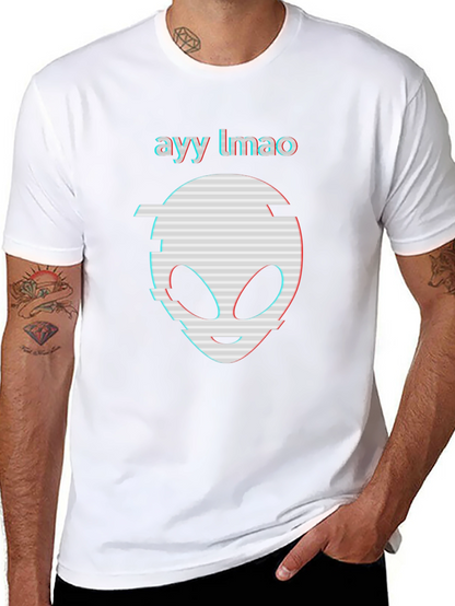 Ayy Lmao Alien Graphic Tee - Black T-Shirt