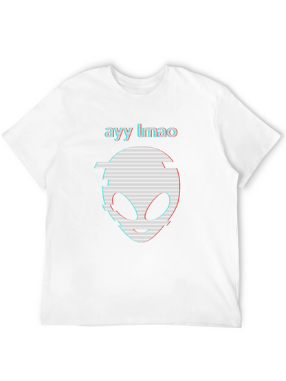Ayy Lmao Alien Graphic Tee - Black T-Shirt