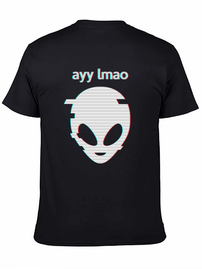 Ayy Lmao Alien Graphic Tee - Black T-Shirt