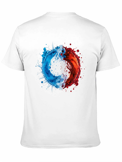 Yin Yang Liquid Splash T-Shirt