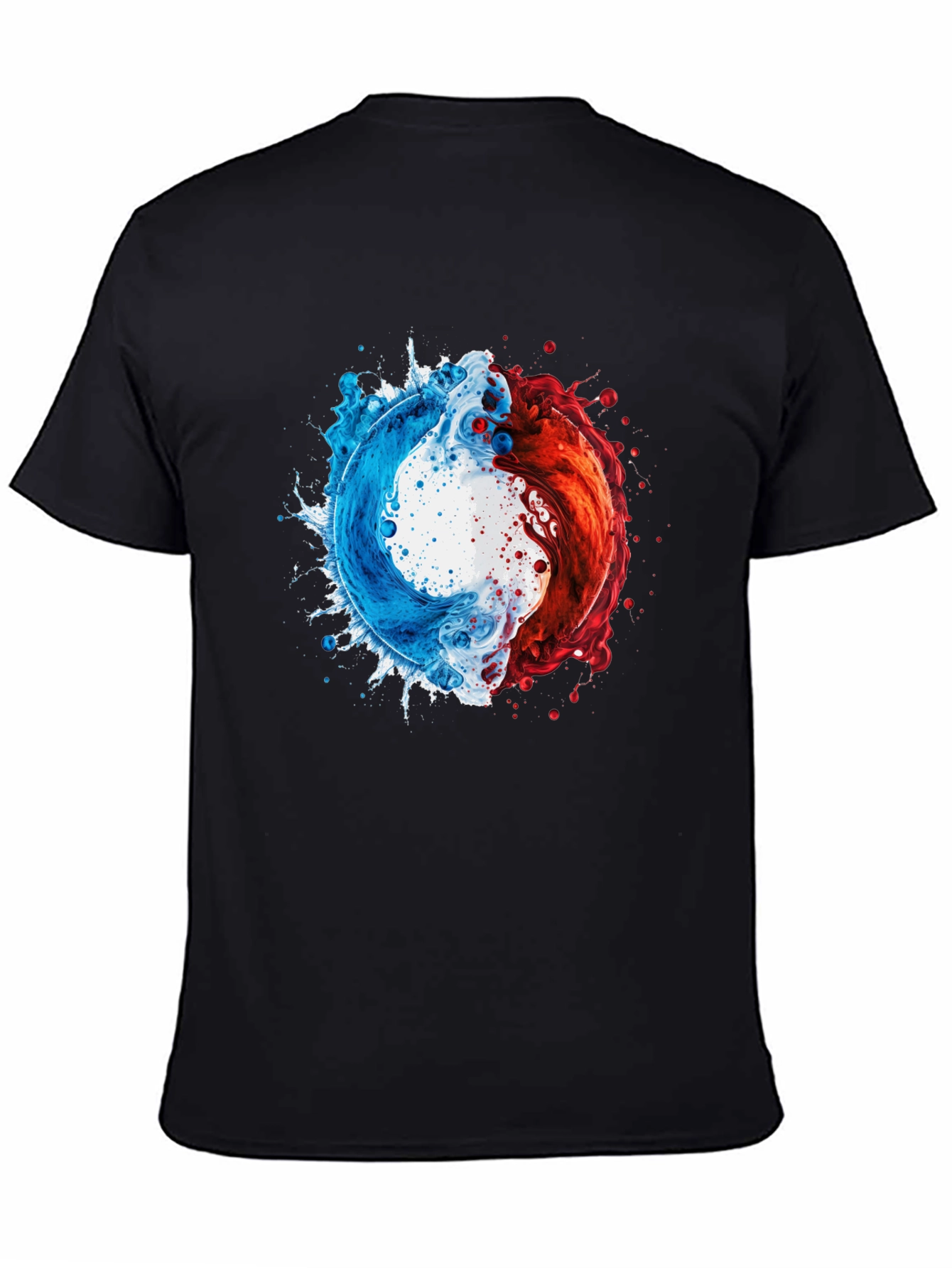 Yin Yang Liquid Splash T-Shirt