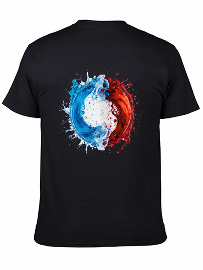 Yin Yang Liquid Splash T-Shirt