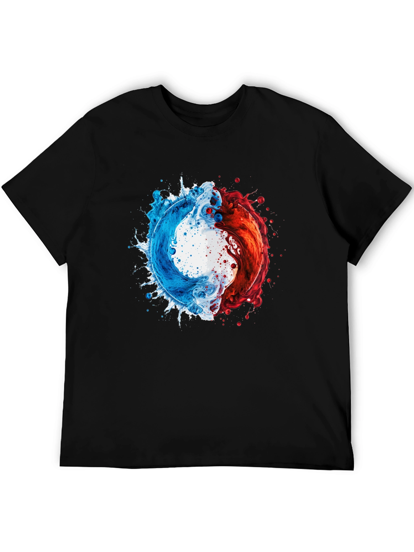 Yin Yang Liquid Splash T-Shirt