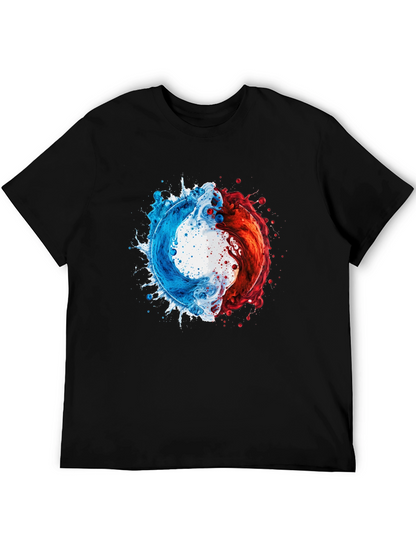 Yin Yang Liquid Splash T-Shirt