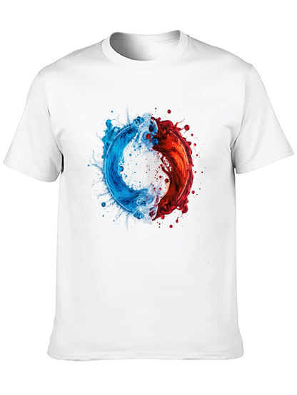 Yin Yang Liquid Splash T-Shirt