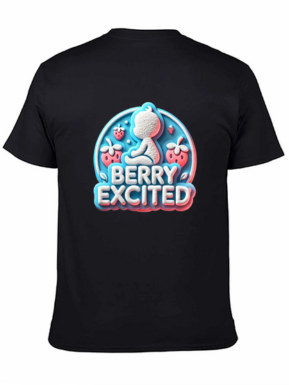 Berry Excited Baby Graphic Tee - Cute Unisex Shirt