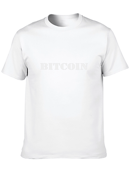 Bitcoin Black T-Shirt - Crypto Currency Tee