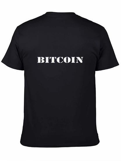 Bitcoin Black T-Shirt - Crypto Currency Tee