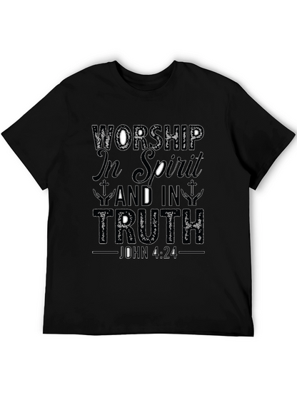 Worship in Spirit & Truth Christian T-Shirt