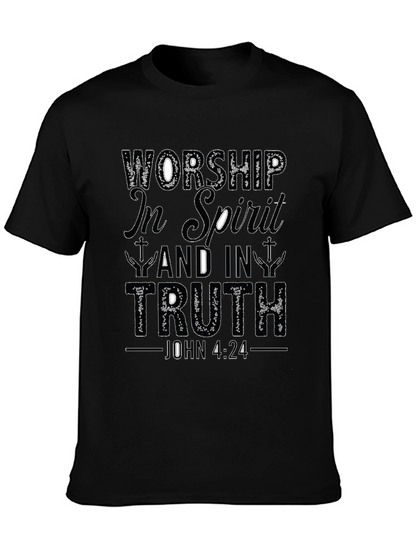 Worship in Spirit & Truth Christian T-Shirt