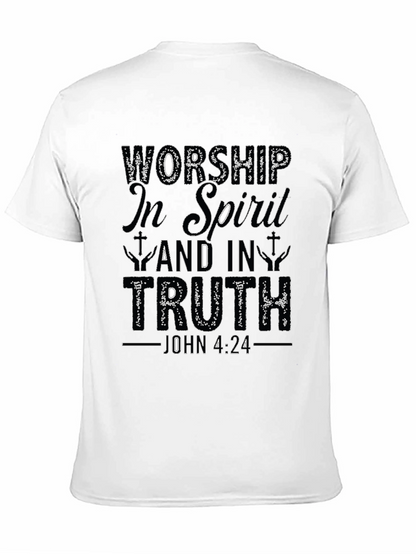 Worship in Spirit & Truth Christian T-Shirt