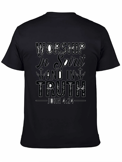 Worship in Spirit & Truth Christian T-Shirt