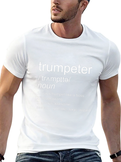 Trumpeter Definition T-Shirt - Musician Humor Tee