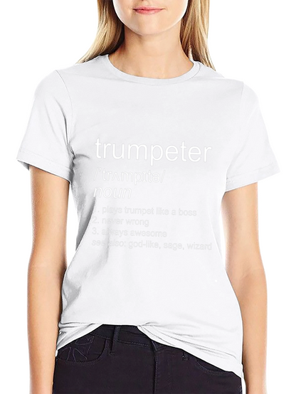Trumpeter Definition T-Shirt - Musician Humor Tee