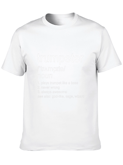 Trumpeter Definition T-Shirt - Musician Humor Tee
