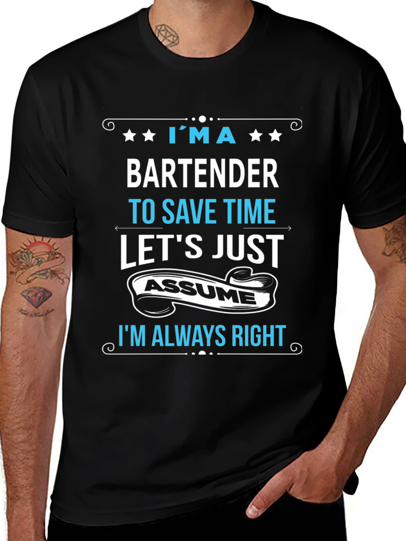 Bartender Always Right Graphic Tee