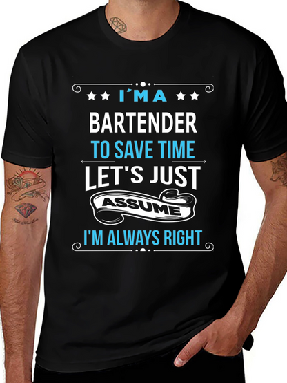 Bartender Always Right Graphic Tee