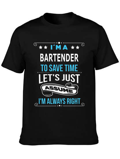 Bartender Always Right Graphic Tee