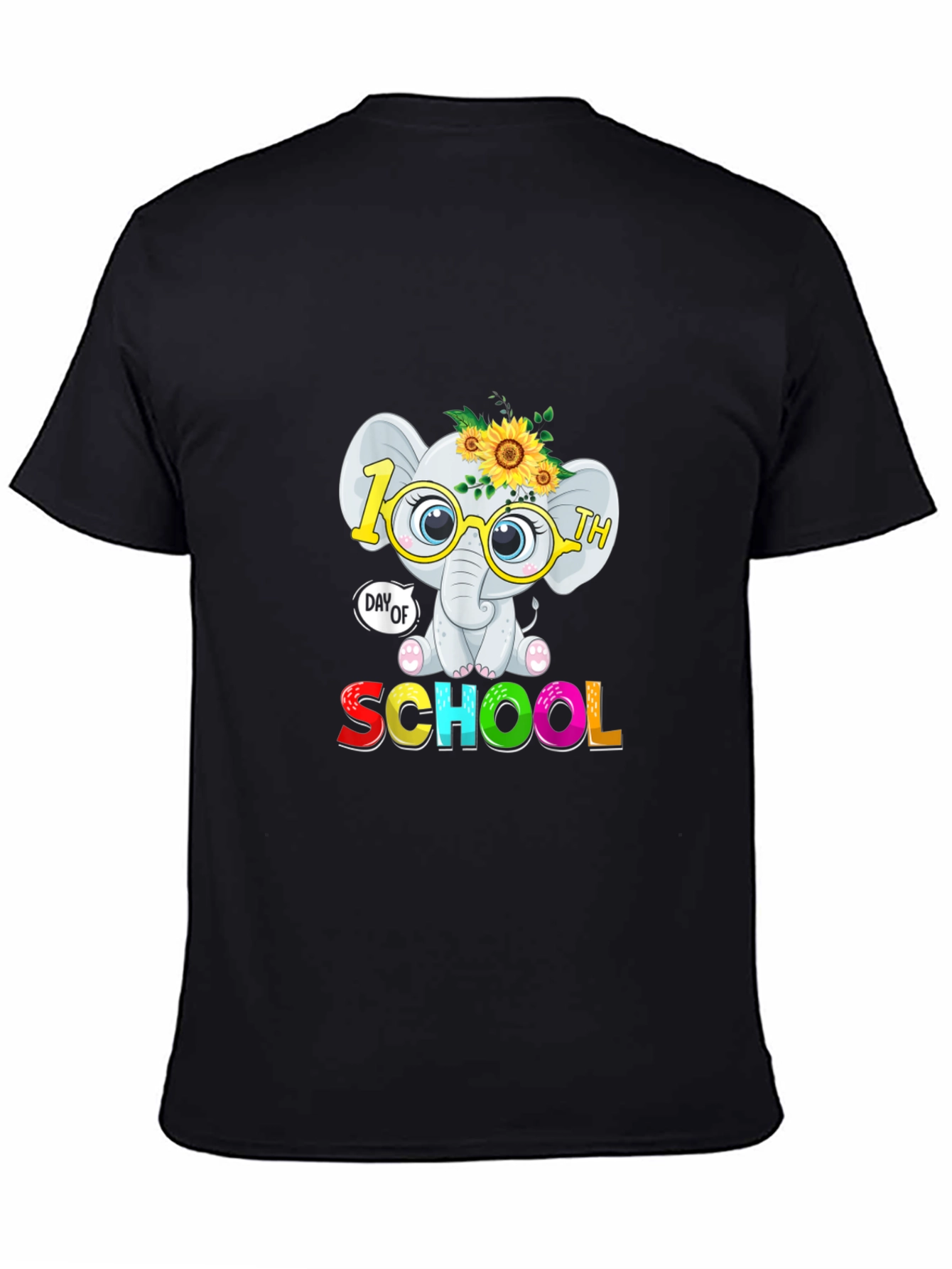 100th Day of School Elephant T-Shirt