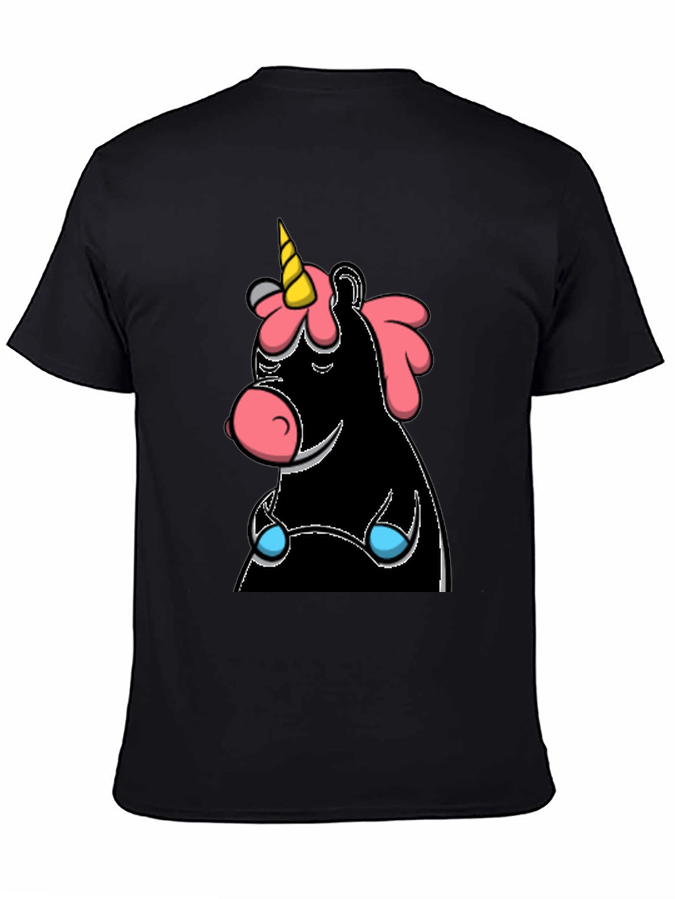 Unicorn Graphic T-Shirt - Black