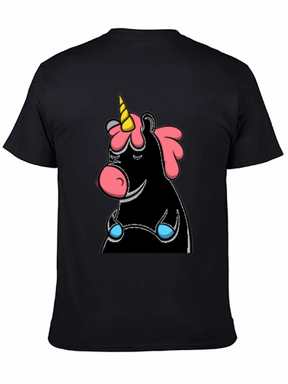 Unicorn Graphic T-Shirt - Black