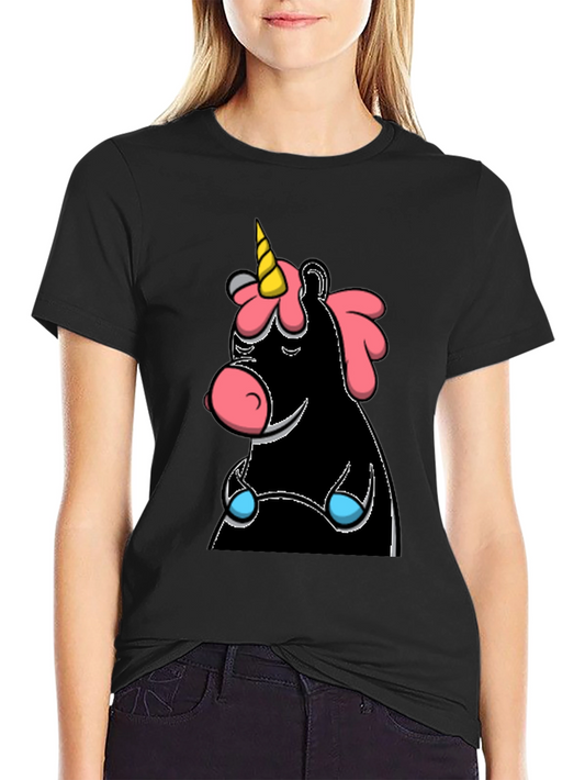 Unicorn Graphic T-Shirt - Black