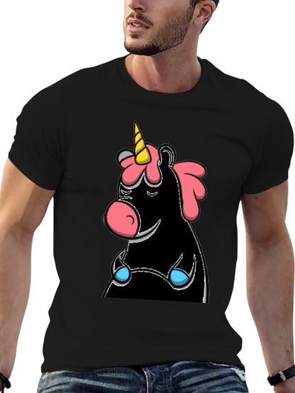 Unicorn Graphic T-Shirt - Black