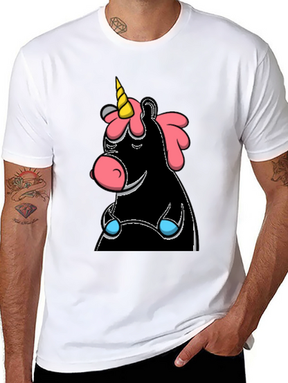 Unicorn Graphic T-Shirt - Black