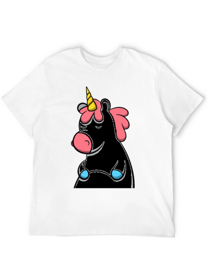 Unicorn Graphic T-Shirt - Black