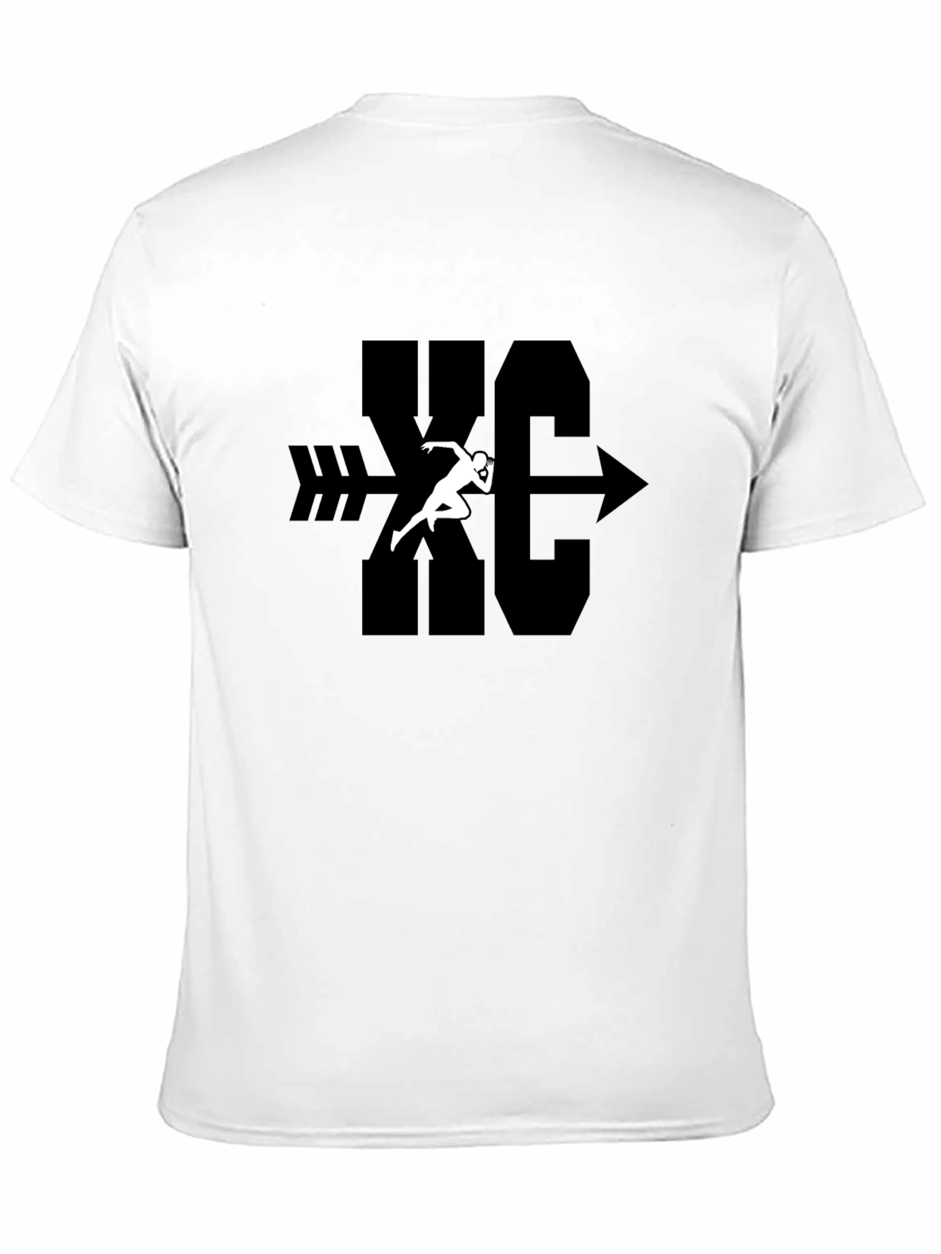 XC Cross Country Runner Arrow Graphic T-Shirt