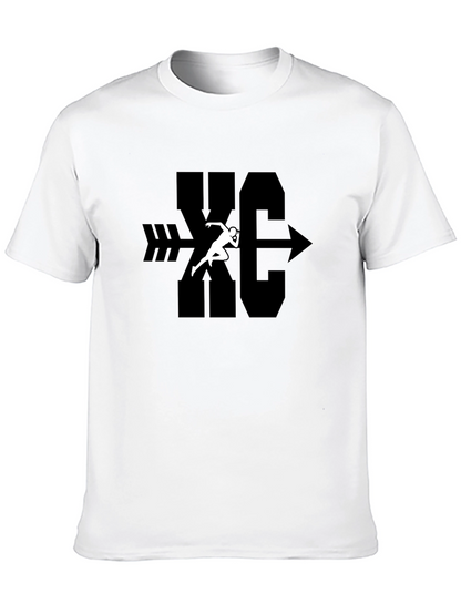 XC Cross Country Runner Arrow Graphic T-Shirt