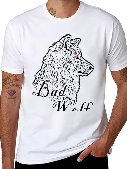 Bad Wolf Graphic Print Black T-Shirt