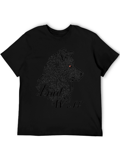 Bad Wolf Graphic Print Black T-Shirt