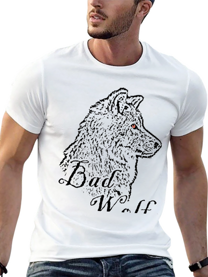 Bad Wolf Graphic Print Black T-Shirt
