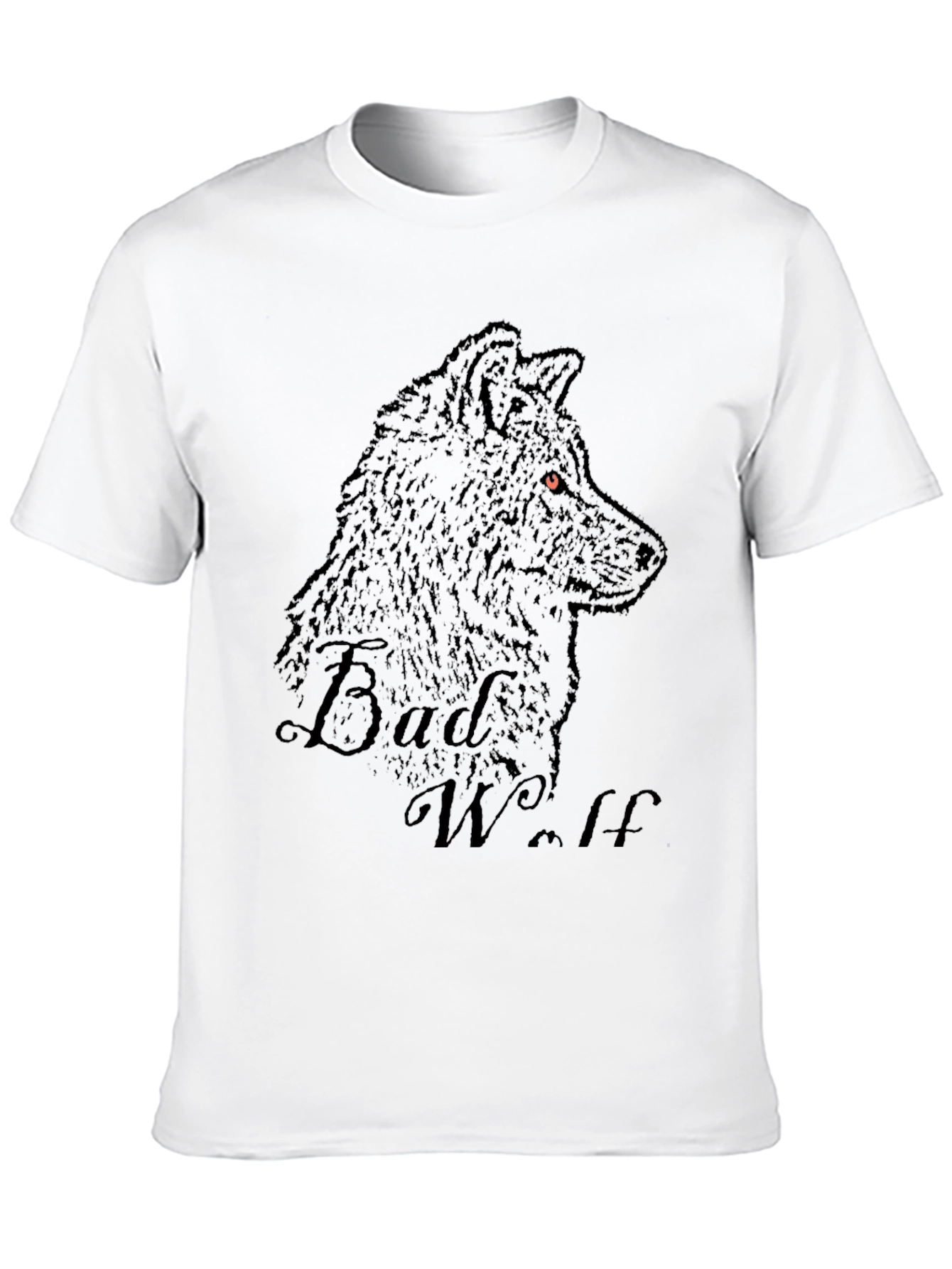 Bad Wolf Graphic Print Black T-Shirt