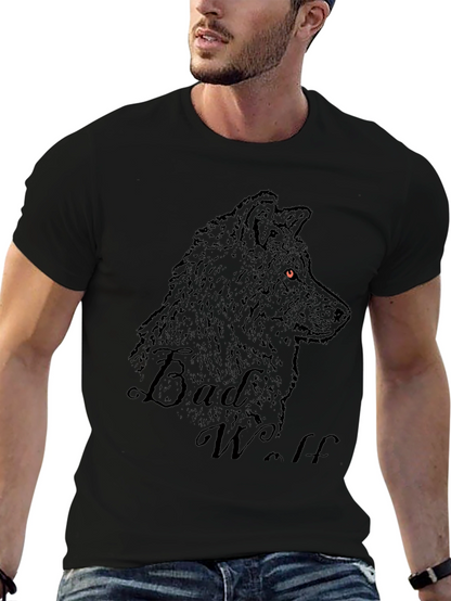 Bad Wolf Graphic Print Black T-Shirt