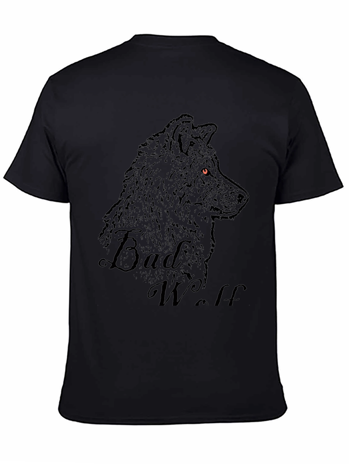 Bad Wolf Graphic Print Black T-Shirt