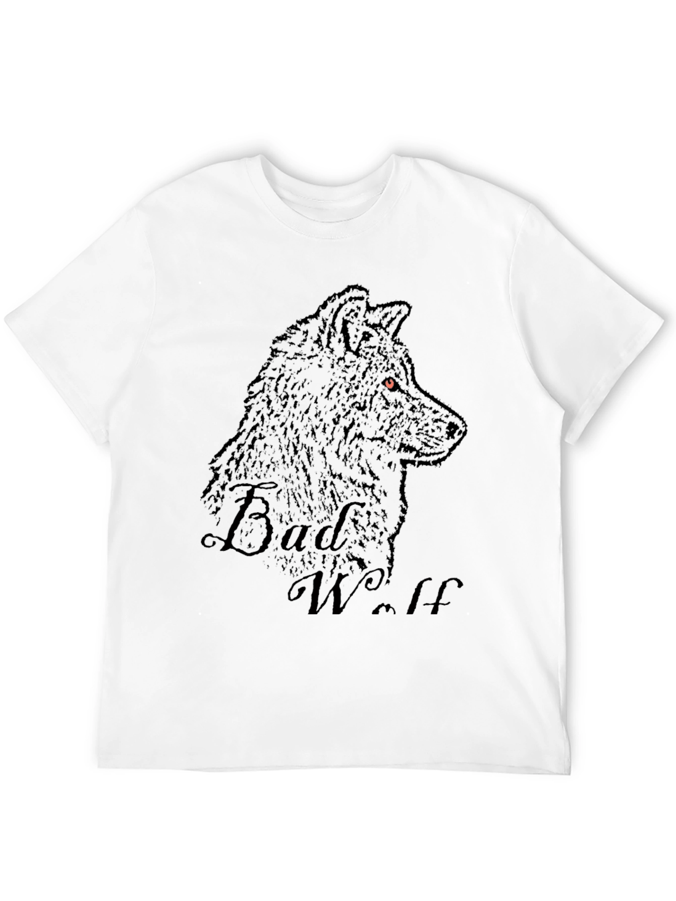Bad Wolf Graphic Print Black T-Shirt