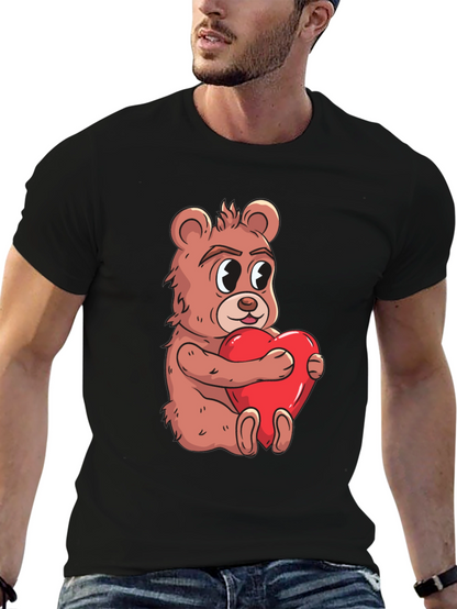 Bear Hug Heart T-Shirt - Valentines Day
