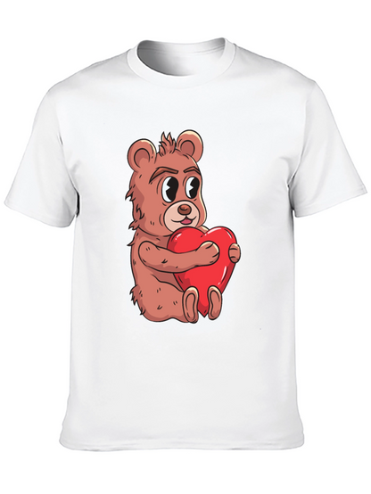 Bear Hug Heart T-Shirt - Valentines Day