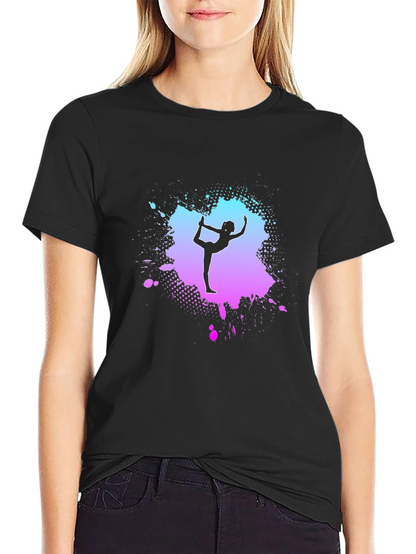 Yoga Pose Graphic T-Shirt - Trendy Mens Tee