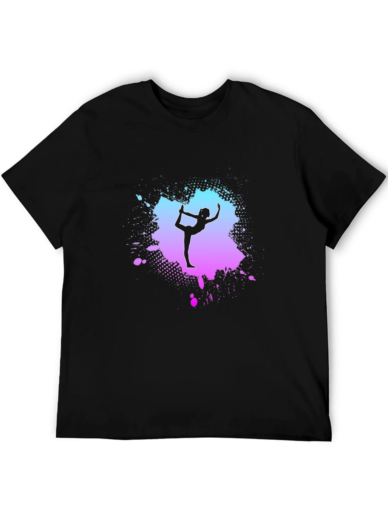 Yoga Pose Graphic T-Shirt - Trendy Mens Tee