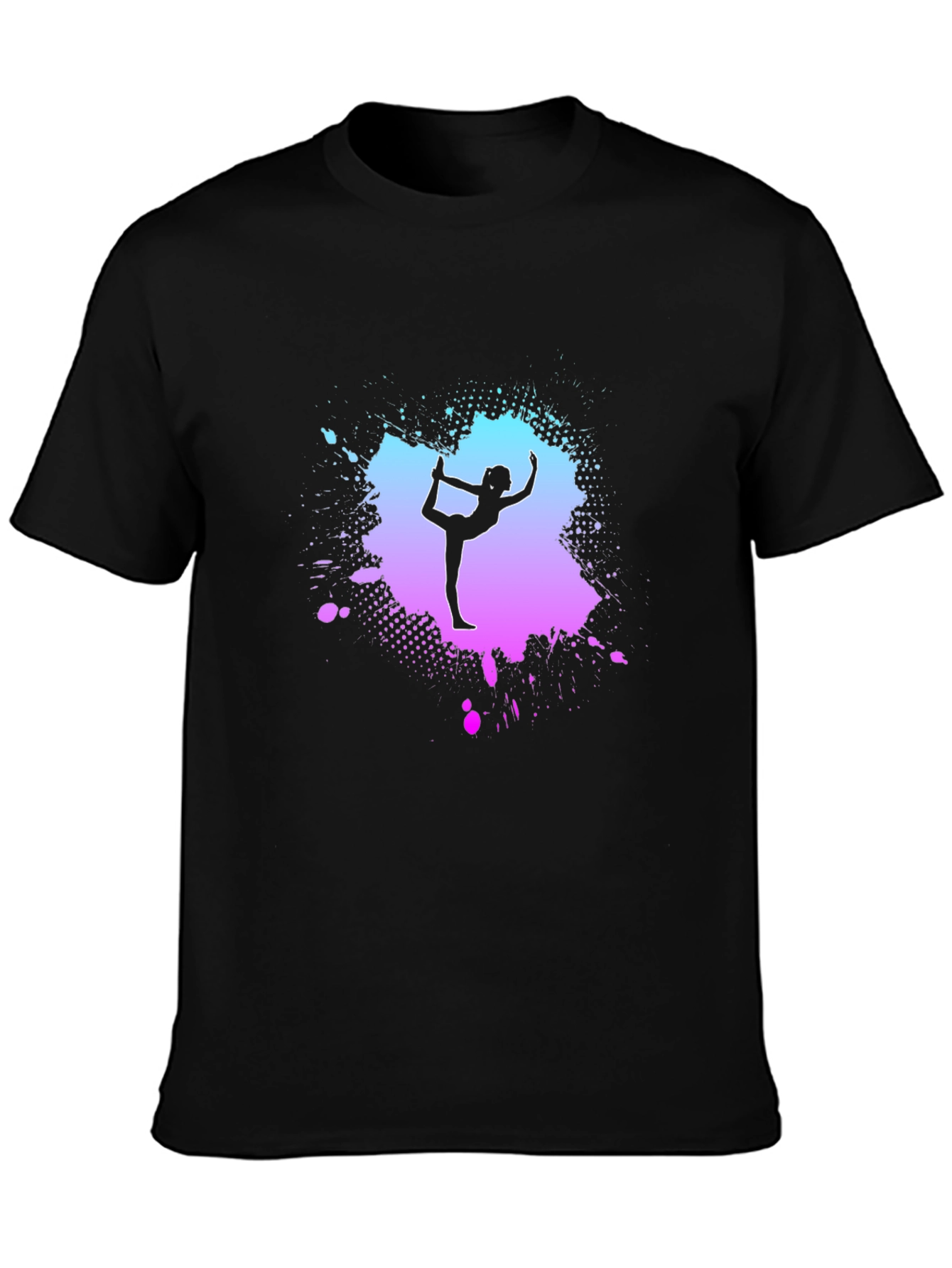 Yoga Pose Graphic T-Shirt - Trendy Mens Tee