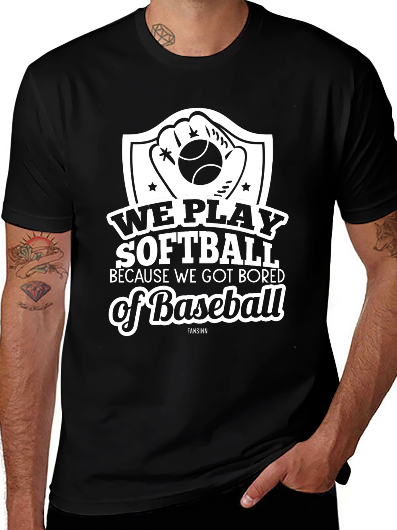 Softball Tee: We Play Softball