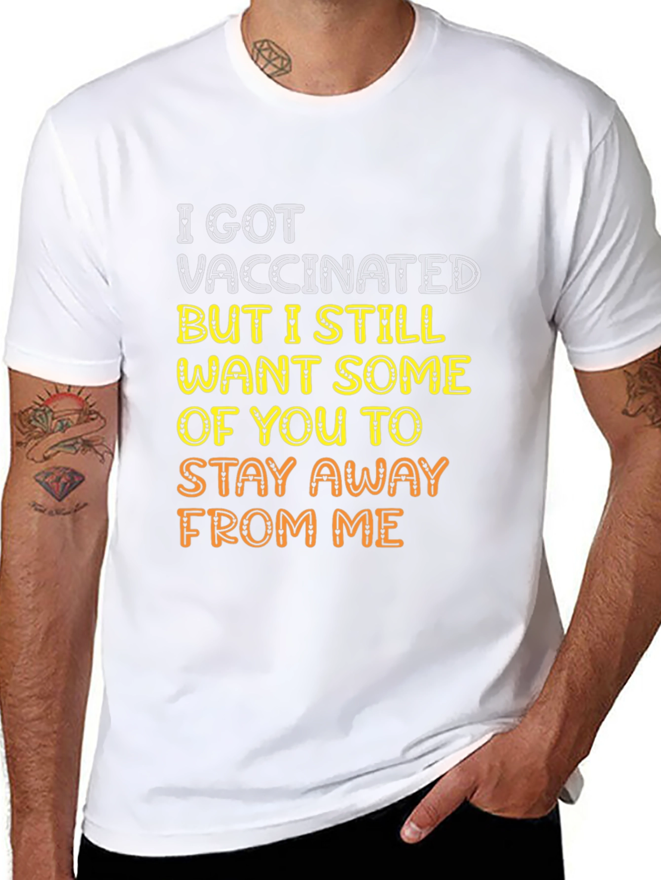 Vaccinated Novelty Graphic Tee