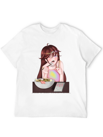Anime Girl Eating Ramen T-Shirt