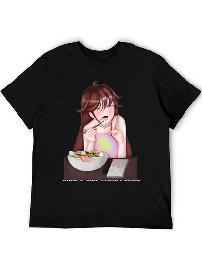 Anime Girl Eating Ramen T-Shirt